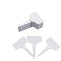 100PCS Plastic Reusable Herb Labels Waterproof Plant T Stakes for Gardens