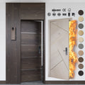 China Top Factory Yohome Hotel Internal Fire Rated Door Fire-proof Soundproof Wooden Doors Fire Rated Wooden Door AS1905