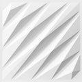 Irini White Color Floral Pattern 3D PVC Wall Panel Waterproof Fireproof 50x50cm DIY Wallpaper for Home Apartment