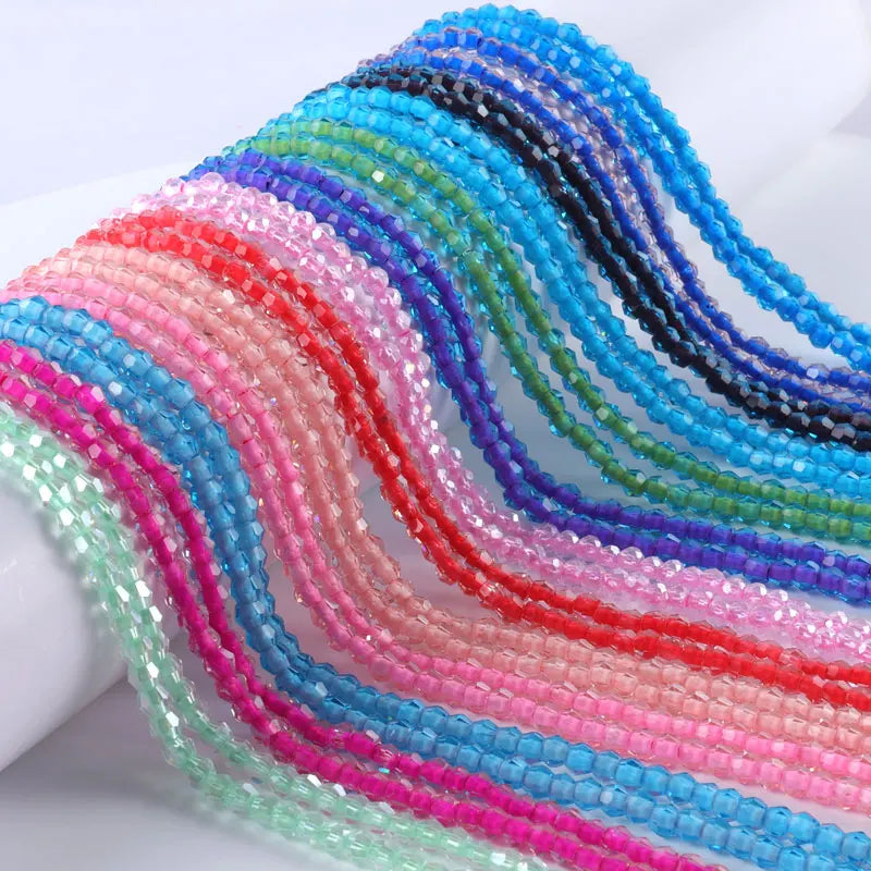 Factory Direct Sales Bicone Crystal Beads 4mm Glass and Crystal Beads Glass Beads for Jewelry