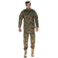 ACU Tactical Field Uniform Digital Camo Uniform Camouflage for Men TWILL 20 Sets 65% Polyester and 35% Cotton 1 Set/polybag