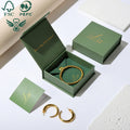 Wholesale Eco-Friendly Jewellery Box Magnetic Flip-Top Jewelry Box Custom Logo Gift Packaging for Rings Earrings Necklace Boxes