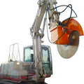 Large Diameter Stone Cutting Saw Marble Cutting Disc Saw Excavator Attachment Rock Saw