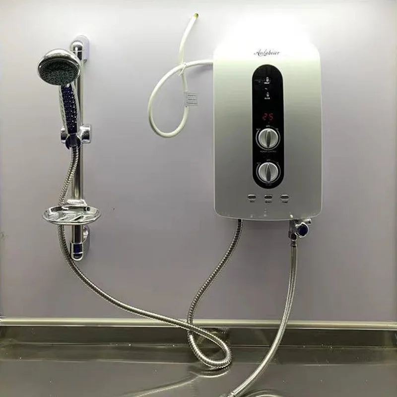Vertical Ce and Cb Approval Tankless Water Heater Knob Control Stepless Hot Water Heater with Pump