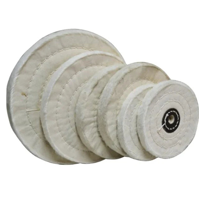 Combed Cotton Complete Mirror Abrasive Burnish Buffs for Chair Polishing