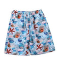 TTYY-520 SUMMER VACATION Men's Boxed Swim Trunk Pants Anti-UV Breathable Shark Print Beach Surfing