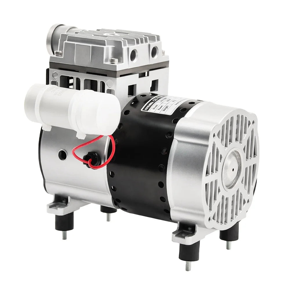 Oil Free Vacuum Pumps 100LPM Piston Small Electric Vacuum Pump for Dental Laboratory Porcelain Oven