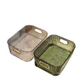 Transparent Desktop Storage Box Cosmetics Dressing Table Facial Skin Care Products Wardrobe Kitchen Sundry Large Basket Sorting