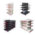 Factory Custom Size Color Estantera Para Beauty Supply Gondola Shelving Metal Racks Shelves for Shop