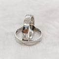 316l Stainless Steel Jewelry 2pcs Matching Bridal Promise Wedding Engagement Rings Sets Pair for Men and Women
