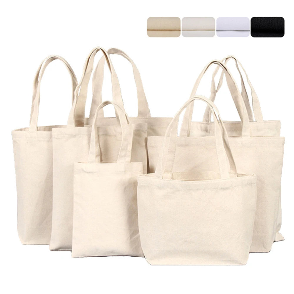 Customized Canvas Tote Bag for Shopping Daily Use Gifts Packaging with Cotton Handle Woven Material Custom Printed Logo Price MegaBDM