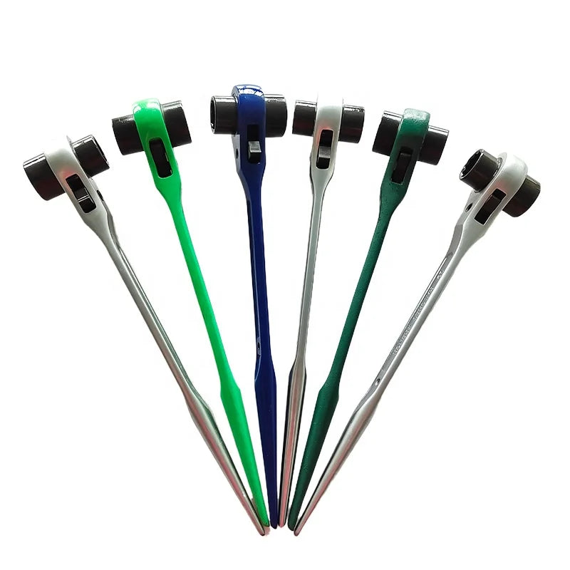 LINYI QUEEN 19x22 Scaffold Ratchet Wrench Box Wrench CRV Ratchet Wrench for Sale