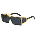 Wholesale Custom Gafas De Sol Oversized Sunglasses Fashion square Big Frame Flat Top Sunglasses Oversize