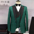 S6021F 2023 Drop Shipping High-quality Custom New Casual Large Size Three -piece Solid Color Mens Wedding Suits Set