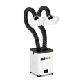 Double Flexible Extraction Arms 3-in-1 Filter Cartridge Mobile Soldering Fume Extractor for Soldering Station