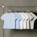 Summer American Style Pure Cotton Short 305G Casual Sports Women's T-shirt