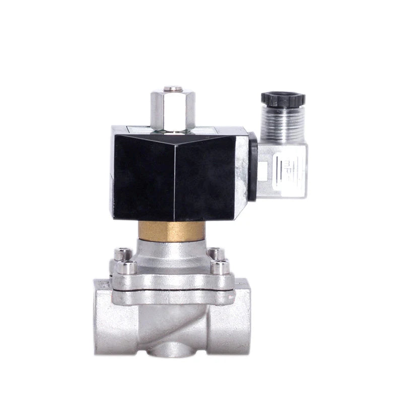 3/8inch to 2inch Normally Open 304 Stainless Steel Solenoid Valve Waterproof With 220V 24V 12V Solenoid Valve Coil