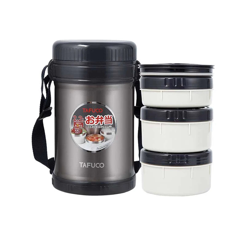 Quality Reliable Custom Printed 3 Layer Stainless Steel Leakproof Thermal Vacuum Insulation Lunch Box
