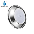Refined IP68 18W Cool White LED Swimming Pool Light Underwater 316L Stainless Steel Landscape High CRI 90 1800 Lumens