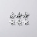 Small 925 Sterling Silver Crocodile Charms Silver Alligator Charm for Animals Jewelry Findings