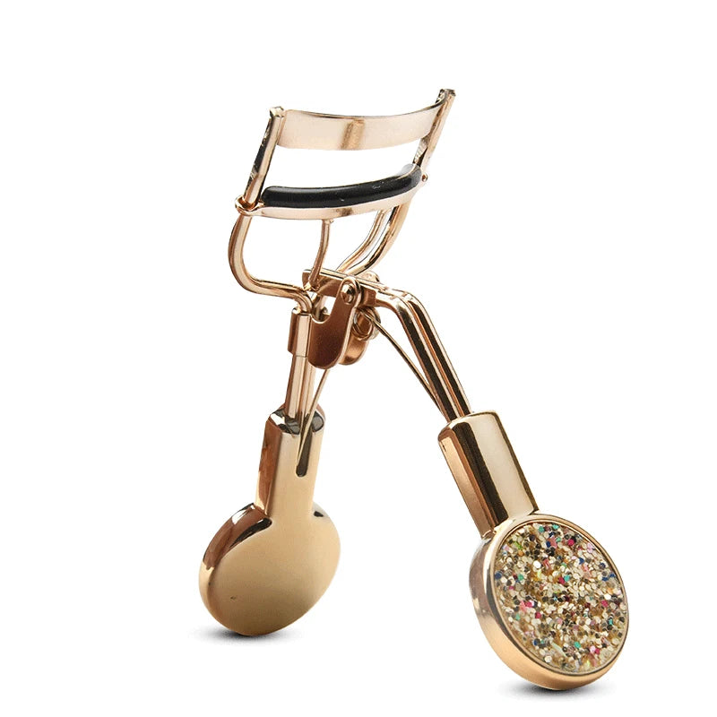 High Quality Professional Beauty Tools Custom Logo Cute Portable Flashing Eyelash Clip Steel Eyelash Curler Wholesale