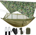 For Woqi Lightweight Outdoor Camping Tarp 210T 70D Nylon with Mosquito Net and Rain Fly Portable Ammock