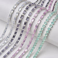 3*6mm Single Row Rectangle Zircon Crystal Cup Chain Shiny Rhinestone Trims Diy Nail Art Jewelry Clothing Shoes Accessories
