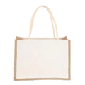 Sublimation Blank Splicing Reusable Small Reusable Shopping Bag Grocery Organizer Storage Bag Leisure Large Capacity Bag
