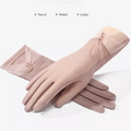 Custom Logo Summer UV Protection Lace Sun Protection Cycling Riding Gloves for Women Girls Ladies