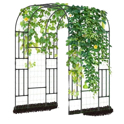 Popular Garden Arch Design Wrought Iron Gate Trellis for Flowers MegaBDM