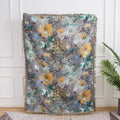 European American Style Tapestry Art Woven Blanket Cotton Sofa Throw with Geometric Pattern Abstract Custom Size for Home Decor