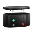 Vanace Portable Inflatable Spa Pool PVC Ice Bath Cooler Machine Water Chiller for Cold Plunge Therapy Black Tub Recovery Barrel