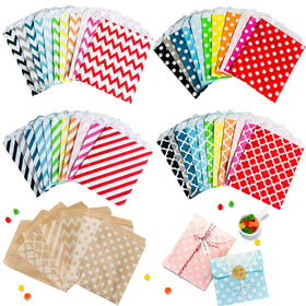 Custom Printed Disposable Food Grade Flat Pouch Wedding Candy Sweets Chocolate Packaging Slim Design Party Favor Bags