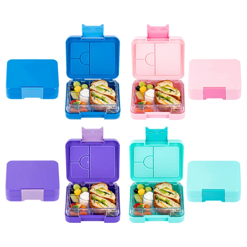 Portable Eco-Friendly Tritan Kids Children School Bento Lunch Box Small Snack Sandwich Food Container Bento Box Lunch Loncheras