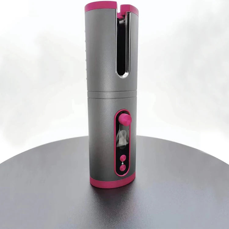 ROHS Certified Automatic USB Mini Hair Curler for Kids Clara Wand Ceramic PTC Heater Temperature Display LCD Home Use Portable