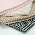 In Stock Washed Ramie Cotton Blended Fabric HoundstoothTextile Slightly Brushed Surface Ramie Textile for Curtains Dresses Woven