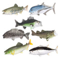 Wholesale Solid PVC Simulation  Fish Lobster Model Plastic Animal Toys Sea Creature Toys Animal Figurines Toys