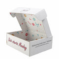 Folding Flat Cardboard Cookie Sweet Box Packaging Custom Print Shipping Party Dessert Donut Paper Box