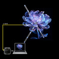 3D Hologram Advertising Fan With HDMI Input for Engaging Computer Interactive Display Experiences