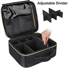 Portable Storage Bag Professional Travel Cosmetic Makeup Bag Organizer Adjustable Divider Cosmetic Holder