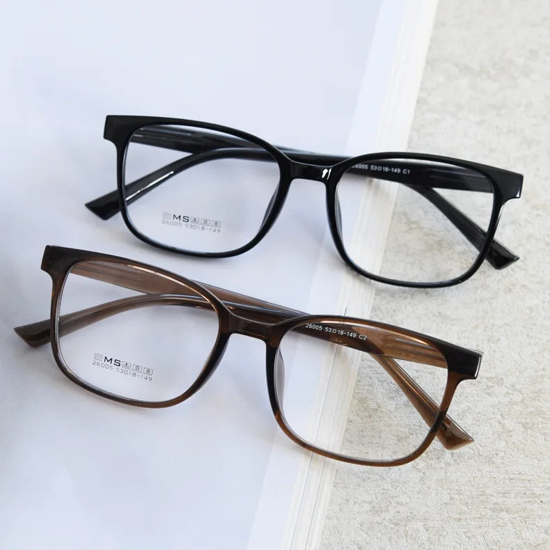 2026 Square Large Frame Myopia Glasses for Women Men Ultra-light Near Sight Eyewear Fashion Prescription Eyeglasses