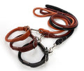 QUCHONPET Wholesale Cheap Adjustable PU Pet Cat Dog Collar Dog Leash PU Pet Dog Leash Collar Set