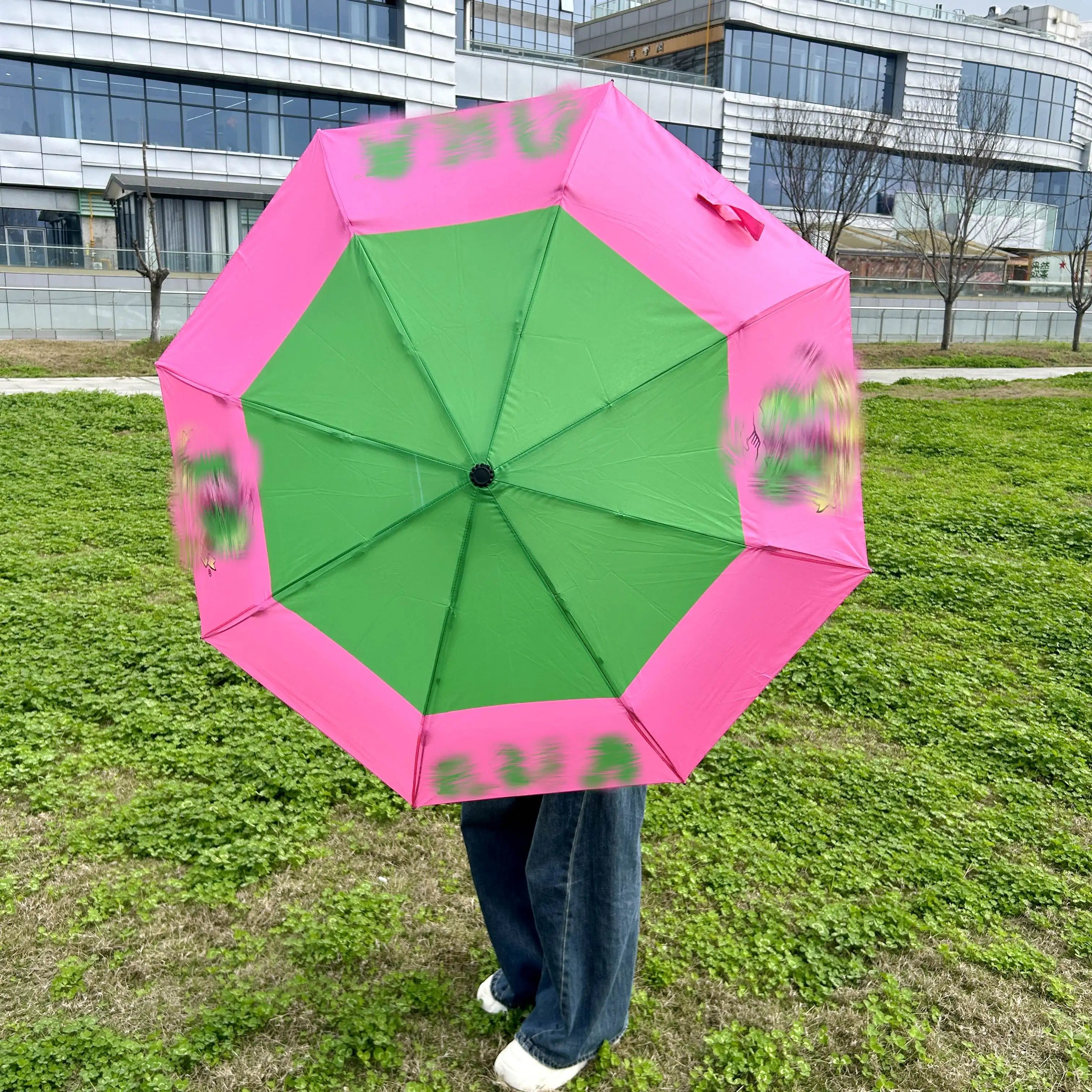 Greek Sorority Promotional Umbrellas Manual or Automatic 8K Umbrellas for Customs logo Giveaway Gift Items