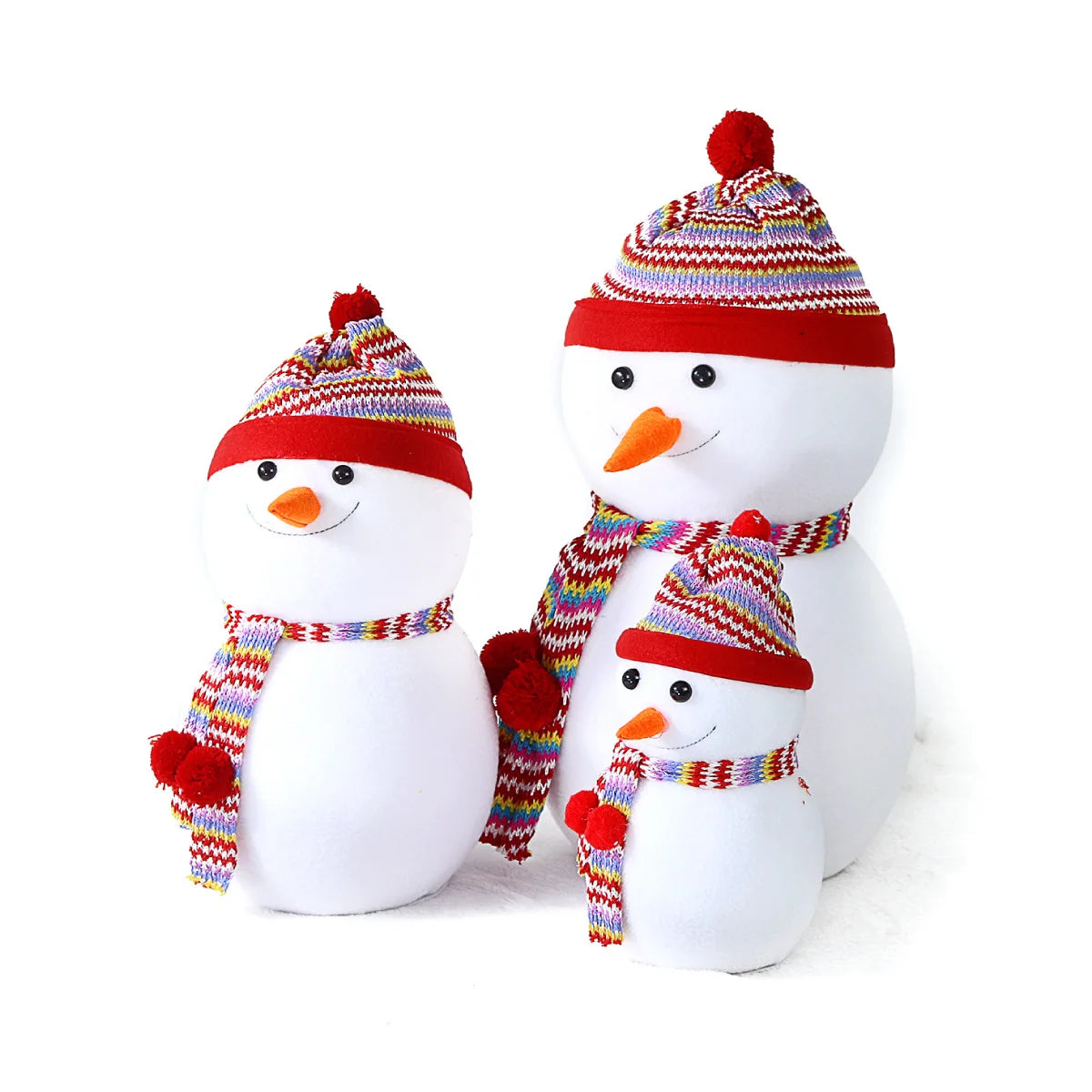 Wholesale Christmas Decoration Dolls Children's Gift Snowman Multi-size Cotton Snowman Dolls