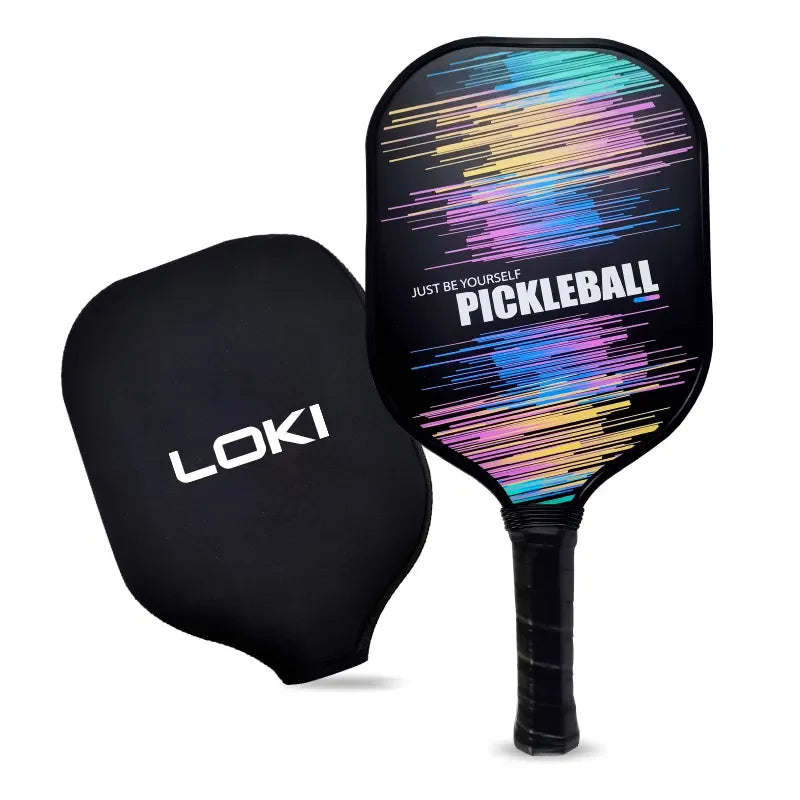 Professional Lightweight Honeycomb Graphite Carbon Pickleball Paddle Racket Set of 2 Pickleball Racquet 4 Pickleball Balls Padle