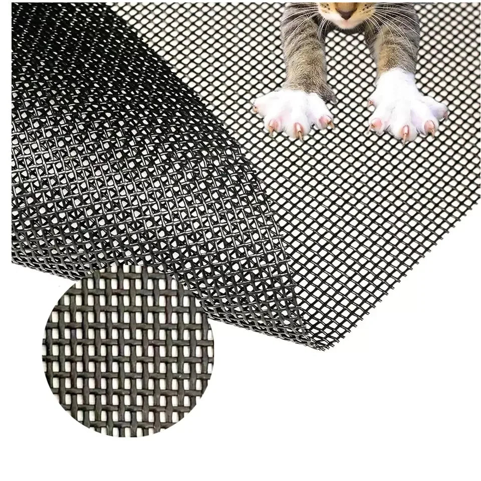 Modern Design Door & Patio Cat-Proof Dog & Cat Pet Window Screens Polyester Corrosion Resistant Roll