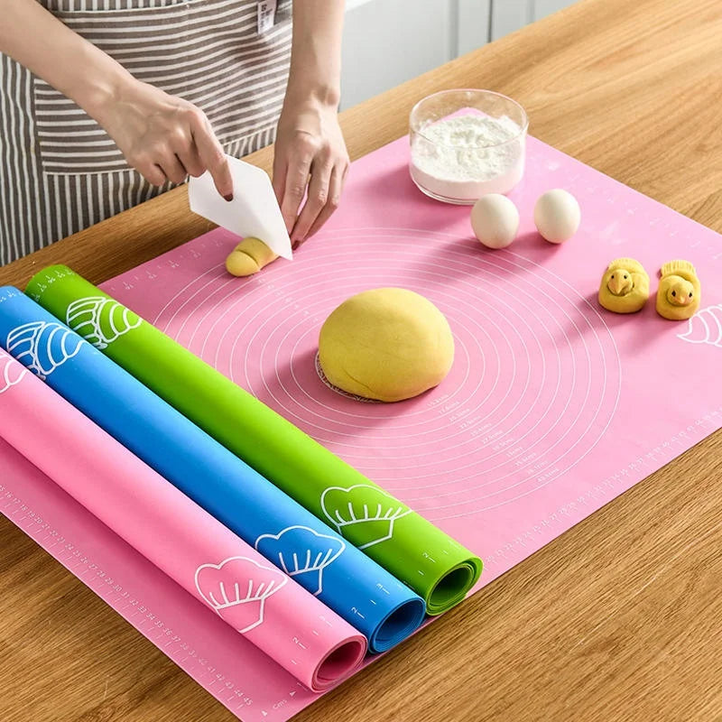 Hot Selling Anti-Slip Silicone Baking Mat Non-Stick Pastry & Pizza Tools for Home Kitchen Use Bakery Tools