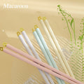 Korean Multicolor Lightweight Reusable Chopsticks Non-slip Easy Clean Cute Flower Alloy Sushi Chopsticks with Box