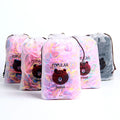 Mini Elastic Rubber Bands for Kids Hair Braids Little Bear Figure Bag Hair Ties