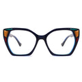 Latest Style Cateye Acetate Eyeglasses Simple Design Acetate Eyewear Spectacle Frames Optical Glasses